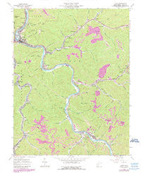 Logan West Virginia Historical topographic map, 1:24000 scale, 7.5 X 7.5 Minute, Year 1963