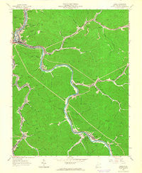 Logan West Virginia Historical topographic map, 1:24000 scale, 7.5 X 7.5 Minute, Year 1963