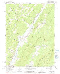 Lost City West Virginia Historical topographic map, 1:24000 scale, 7.5 X 7.5 Minute, Year 1966