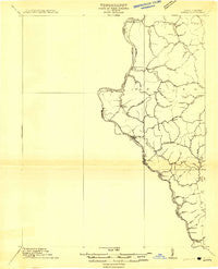 Louisa Kentucky Historical topographic map, 1:48000 scale, 15 X 15 Minute, Year 1911
