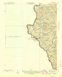 Louisa Kentucky Historical topographic map, 1:62500 scale, 15 X 15 Minute, Year 1939