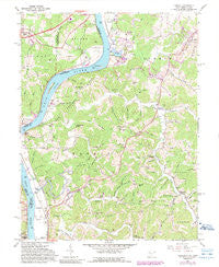 Lubeck West Virginia Historical topographic map, 1:24000 scale, 7.5 X 7.5 Minute, Year 1961