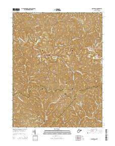 MacFarlan West Virginia Historical topographic map, 1:24000 scale, 7.5 X 7.5 Minute, Year 2014