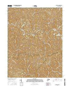MacFarlan West Virginia Current topographic map, 1:24000 scale, 7.5 X 7.5 Minute, Year 2016