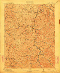 Madison West Virginia Historical topographic map, 1:62500 scale, 15 X 15 Minute, Year 1911