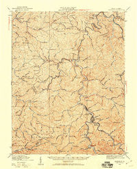 Madison West Virginia Historical topographic map, 1:62500 scale, 15 X 15 Minute, Year 1929