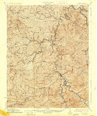 Madison West Virginia Historical topographic map, 1:62500 scale, 15 X 15 Minute, Year 1931