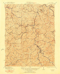 Madison West Virginia Historical topographic map, 1:62500 scale, 15 X 15 Minute, Year 1931
