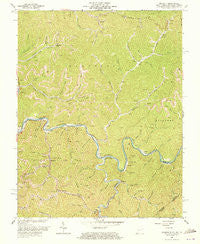 Majestic Kentucky Historical topographic map, 1:24000 scale, 7.5 X 7.5 Minute, Year 1964