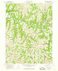 Majorsville West Virginia Historical topographic map, 1:24000 scale, 7.5 X 7.5 Minute, Year 1959