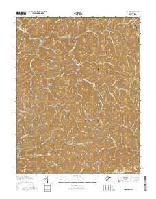 Mammoth West Virginia Current topographic map, 1:24000 scale, 7.5 X 7.5 Minute, Year 2016