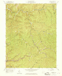 Mammoth West Virginia Historical topographic map, 1:24000 scale, 7.5 X 7.5 Minute, Year 1957