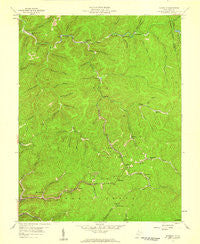 Mammoth West Virginia Historical topographic map, 1:24000 scale, 7.5 X 7.5 Minute, Year 1957
