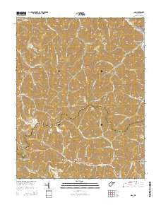 Man West Virginia Historical topographic map, 1:24000 scale, 7.5 X 7.5 Minute, Year 2014