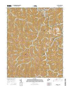 Matewan West Virginia Historical topographic map, 1:24000 scale, 7.5 X 7.5 Minute, Year 2014