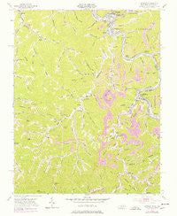 Matewan West Virginia Historical topographic map, 1:24000 scale, 7.5 X 7.5 Minute, Year 1954
