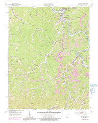 Matewan West Virginia Historical topographic map, 1:24000 scale, 7.5 X 7.5 Minute, Year 1954