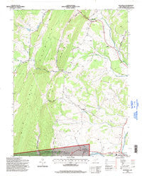 Maysville West Virginia Historical topographic map, 1:24000 scale, 7.5 X 7.5 Minute, Year 1995