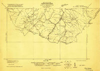 Mc Dowell Virginia Historical topographic map, 1:48000 scale, 15 X 15 Minute, Year 1922
