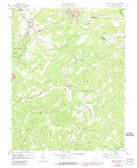 Meadow Bridge West Virginia Historical topographic map, 1:24000 scale, 7.5 X 7.5 Minute, Year 1969