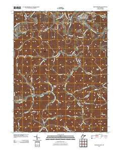 Middlebourne West Virginia Historical topographic map, 1:24000 scale, 7.5 X 7.5 Minute, Year 2011