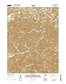 Middlebourne West Virginia Historical topographic map, 1:24000 scale, 7.5 X 7.5 Minute, Year 2014