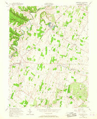 Middleway West Virginia Historical topographic map, 1:24000 scale, 7.5 X 7.5 Minute, Year 1955