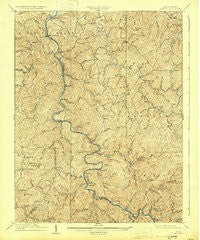 Midkiff West Virginia Historical topographic map, 1:62500 scale, 15 X 15 Minute, Year 1909