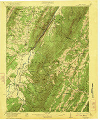 Moorefield West Virginia Historical topographic map, 1:62500 scale, 15 X 15 Minute, Year 1922
