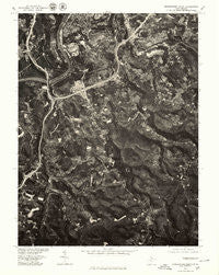 Morgantown South West Virginia Historical topographic map, 1:24000 scale, 7.5 X 7.5 Minute, Year 1976