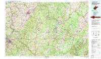 Morgantown West Virginia Historical topographic map, 1:100000 scale, 30 X 60 Minute, Year 1979