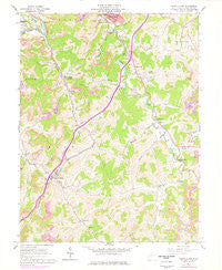 Mount Clare West Virginia Historical topographic map, 1:24000 scale, 7.5 X 7.5 Minute, Year 1961