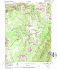 Mount Storm West Virginia Historical topographic map, 1:24000 scale, 7.5 X 7.5 Minute, Year 1949
