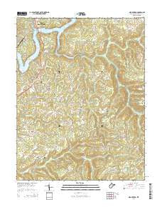 Mount Nebo West Virginia Historical topographic map, 1:24000 scale, 7.5 X 7.5 Minute, Year 2014