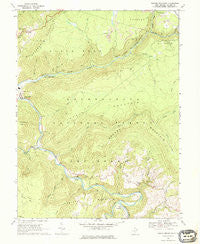 Mozark Mountain West Virginia Historical topographic map, 1:24000 scale, 7.5 X 7.5 Minute, Year 1968