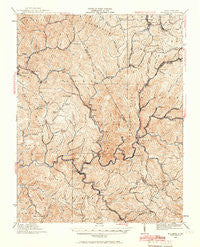 Mullens West Virginia Historical topographic map, 1:62500 scale, 15 X 15 Minute, Year 1925