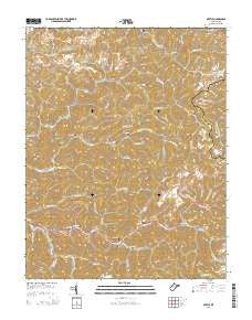 Myrtle West Virginia Historical topographic map, 1:24000 scale, 7.5 X 7.5 Minute, Year 2014