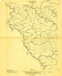 Naugatuck West Virginia Historical topographic map, 1:48000 scale, 15 X 15 Minute, Year 1910
