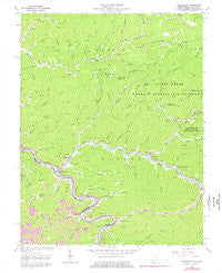 Naugatuck West Virginia Historical topographic map, 1:24000 scale, 7.5 X 7.5 Minute, Year 1963
