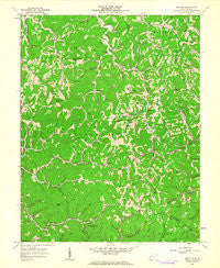 Nestlow West Virginia Historical topographic map, 1:24000 scale, 7.5 X 7.5 Minute, Year 1962
