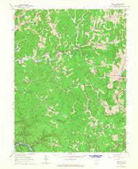 Newton West Virginia Historical topographic map, 1:24000 scale, 7.5 X 7.5 Minute, Year 1966