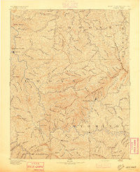 Oceana West Virginia Historical topographic map, 1:125000 scale, 30 X 30 Minute, Year 1893