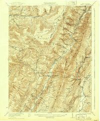 Onego West Virginia Historical topographic map, 1:62500 scale, 15 X 15 Minute, Year 1922