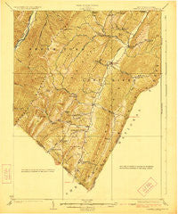 Orkney Springs Virginia Historical topographic map, 1:62500 scale, 15 X 15 Minute, Year 1923