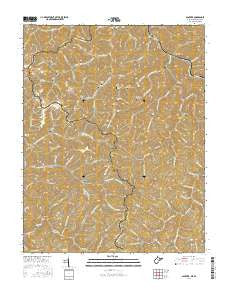 Panther West Virginia Current topographic map, 1:24000 scale, 7.5 X 7.5 Minute, Year 2016