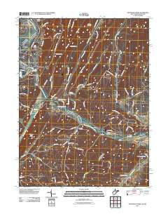 Patterson Creek West Virginia Historical topographic map, 1:24000 scale, 7.5 X 7.5 Minute, Year 2011