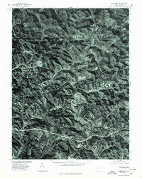Pennsboro West Virginia Historical topographic map, 1:24000 scale, 7.5 X 7.5 Minute, Year 1976