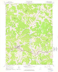 Pennsboro West Virginia Historical topographic map, 1:24000 scale, 7.5 X 7.5 Minute, Year 1961