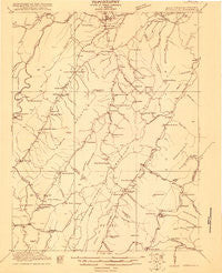 Petersburg West Virginia Historical topographic map, 1:48000 scale, 15 X 15 Minute, Year 1920