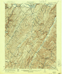Petersburg West Virginia Historical topographic map, 1:62500 scale, 15 X 15 Minute, Year 1922
